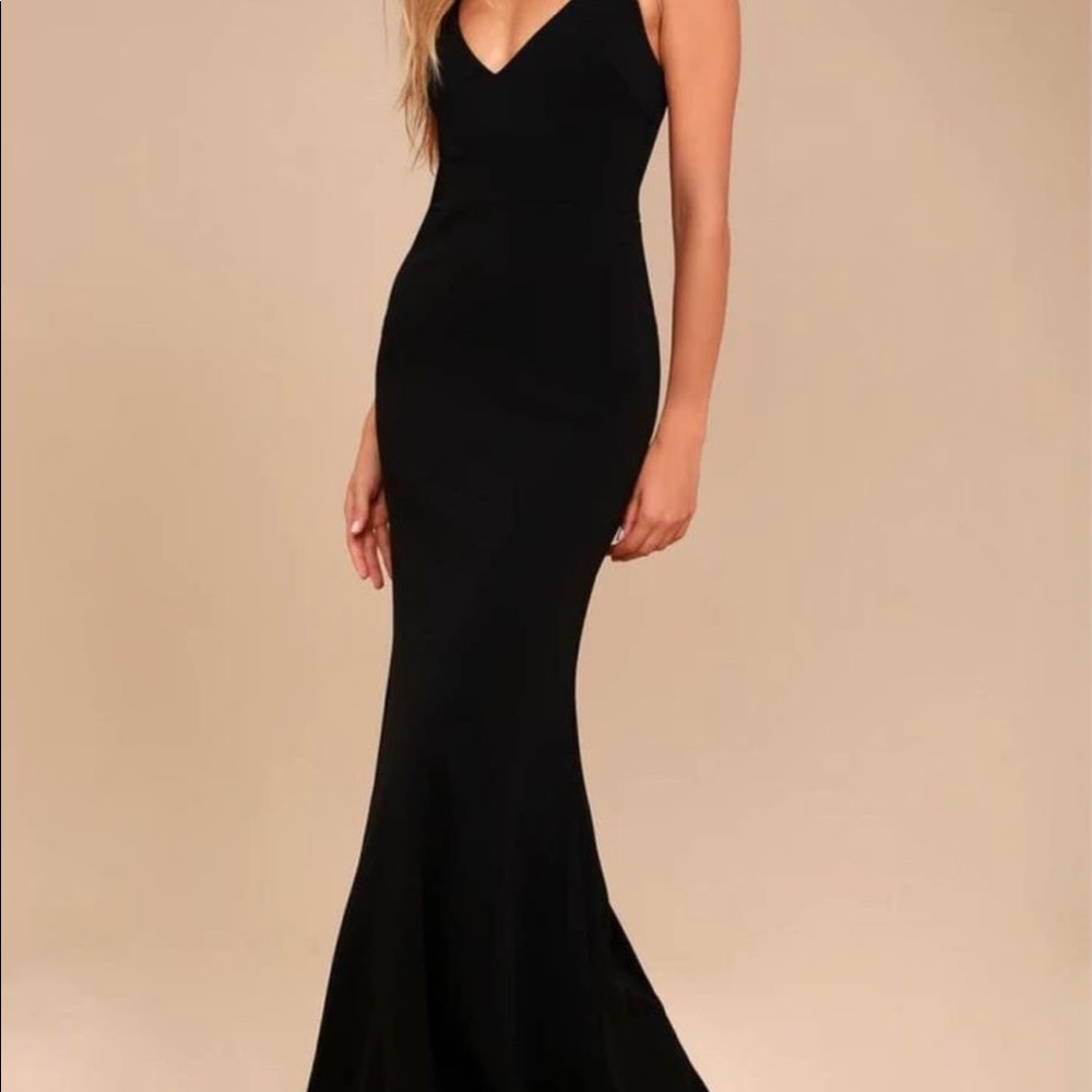 Lulus Infinite Glory Black Maxi Dress